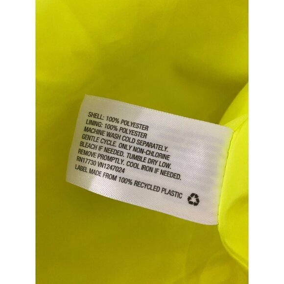 Christopher John Rogers Florescent Yellow Puff Sleeve Dress - XXS - Picture 11 of 15